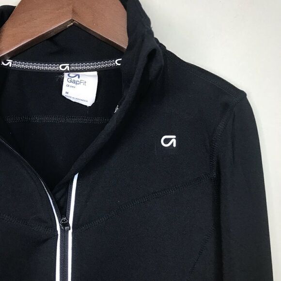 Gap Fit Sz M Black Athletic Jacket - Picture 1 of 6